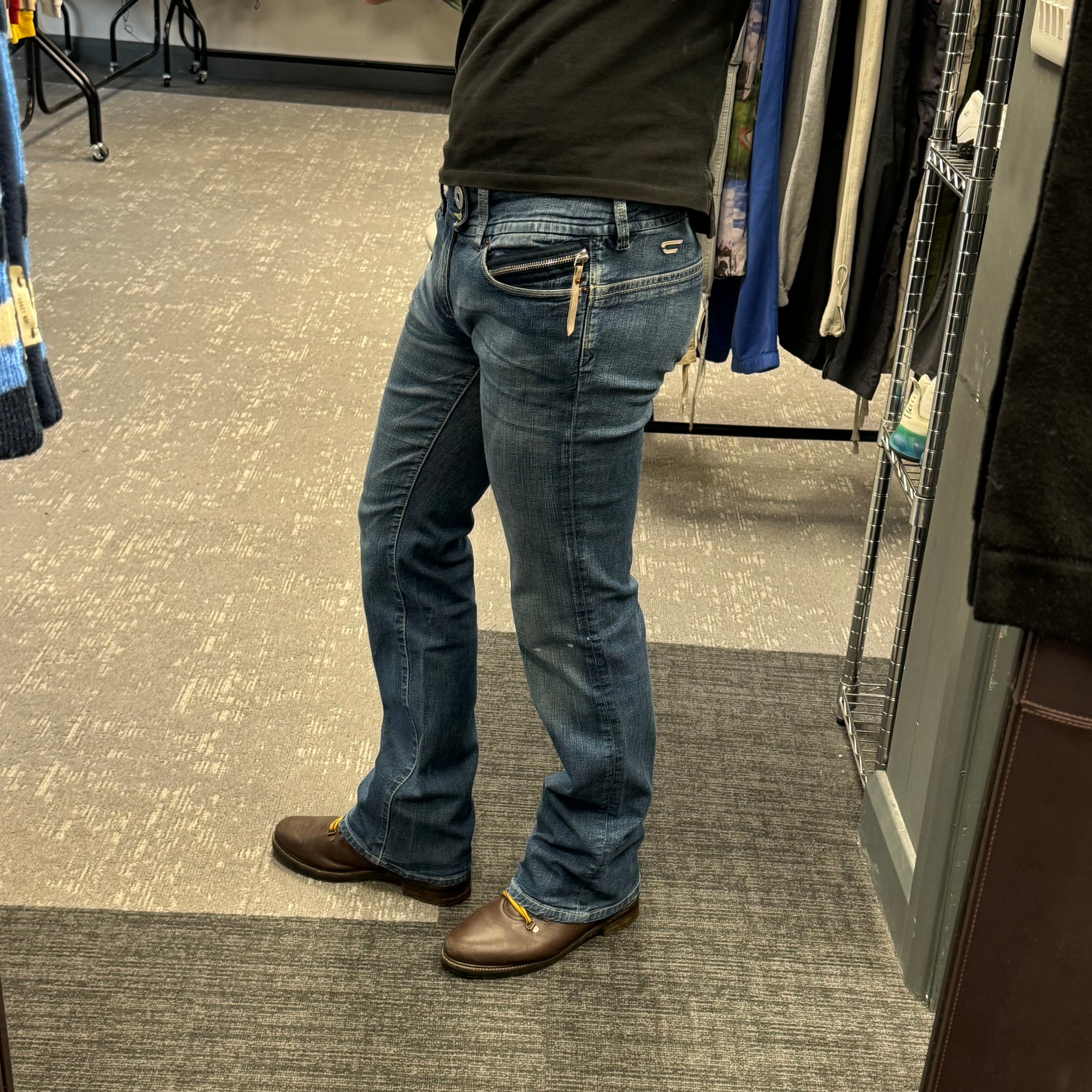 Diesel 2000's fitted lowrise bootcut jeans (S-M)