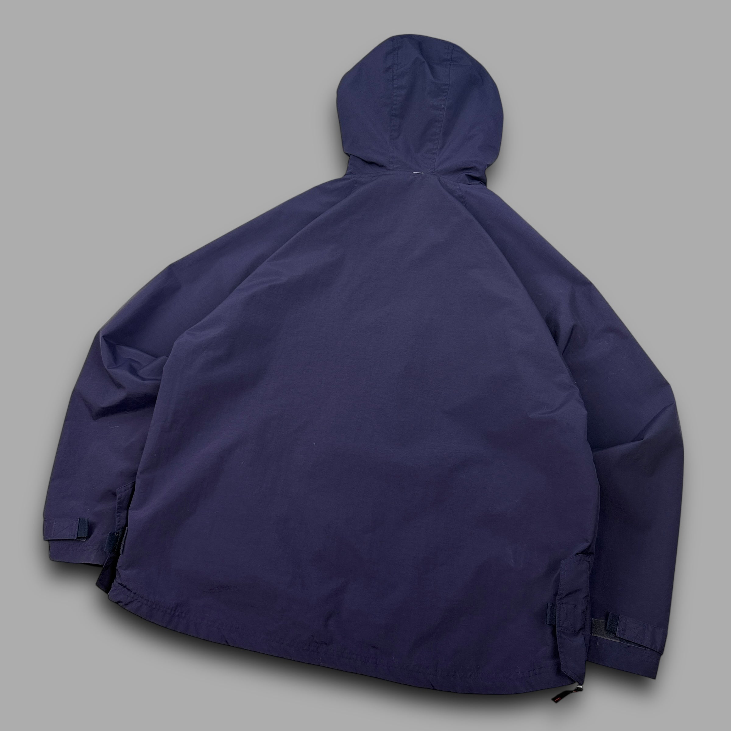 Le coq sportif 2000's technical asymmetrical zip pullover windbreaker (XL)