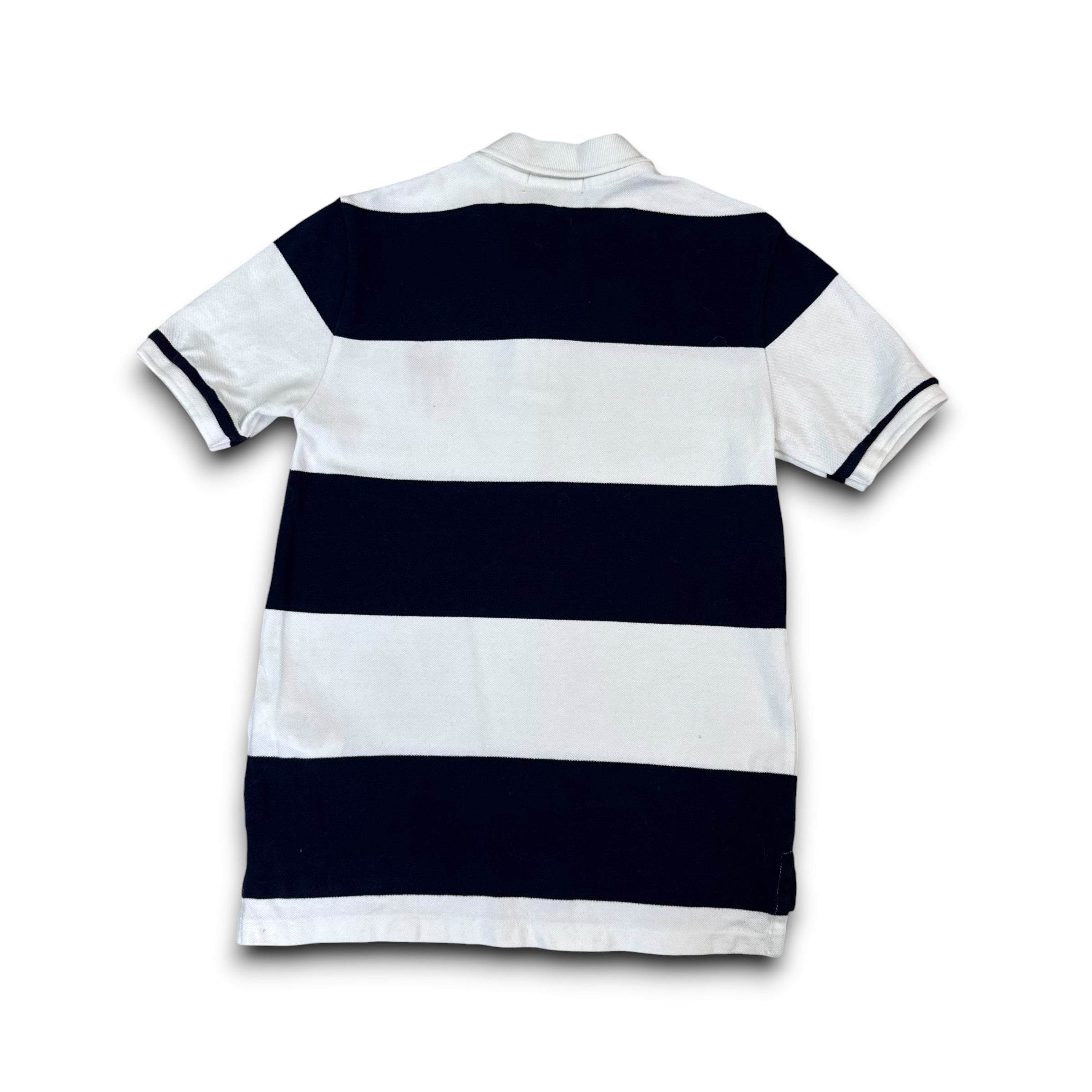 Ralph Lauren 2000's horizontal striped big pony polo shirt (XS)