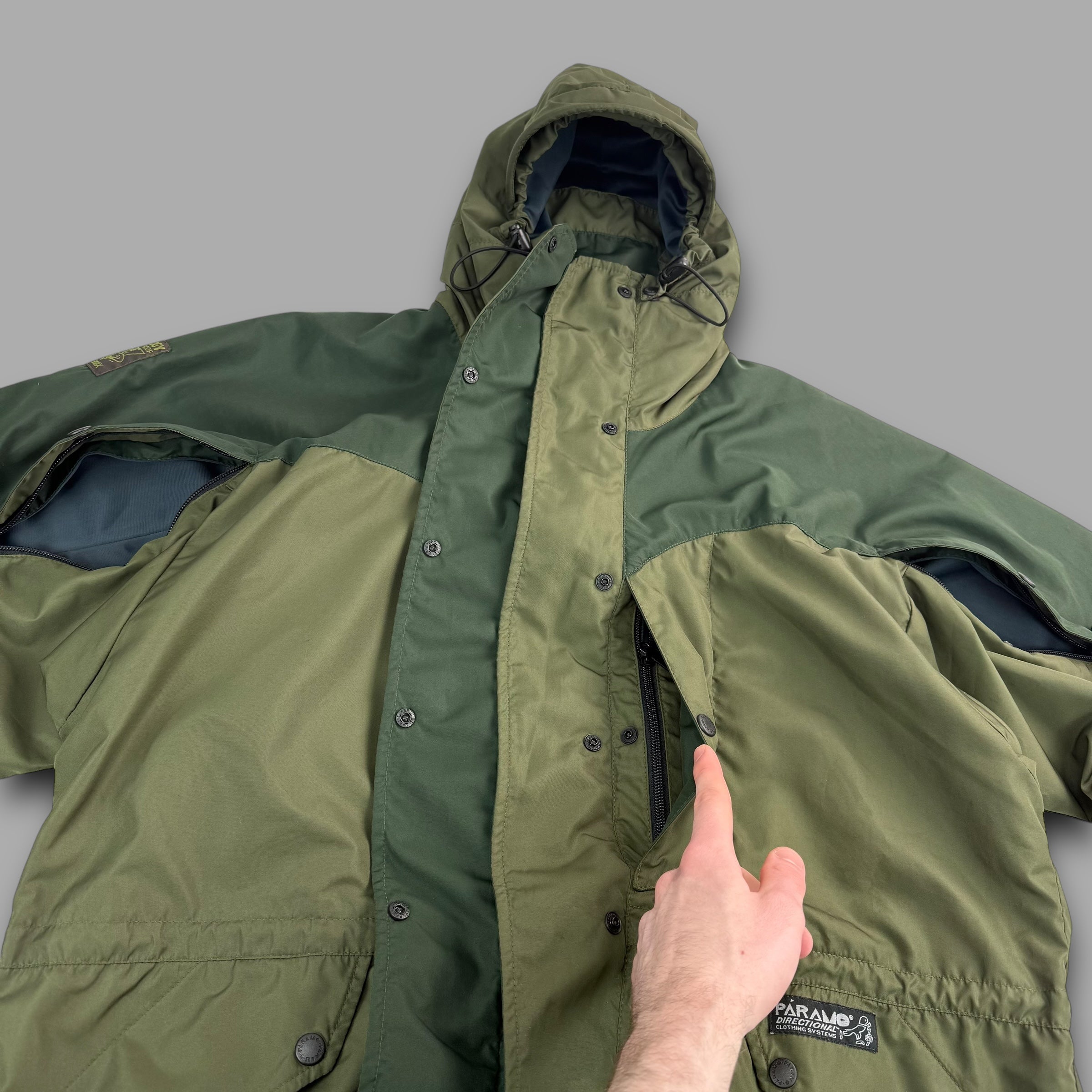 Paramo 2000's technical cascada parka jacket (L)