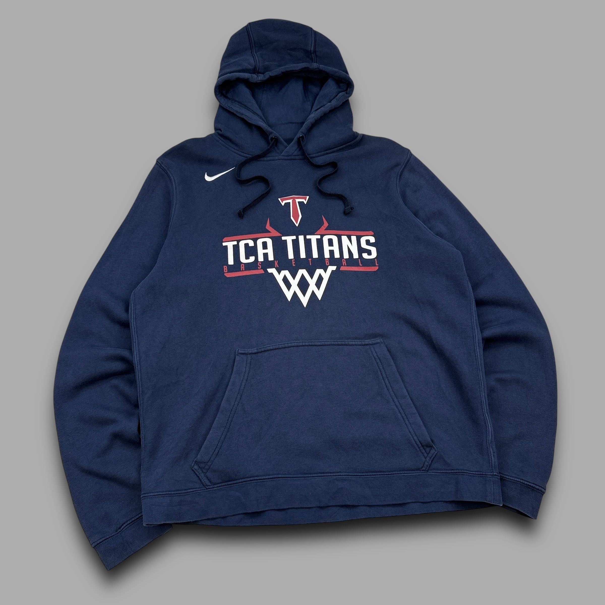 Nike 2000's graphic pullover basketball hoodie (S)