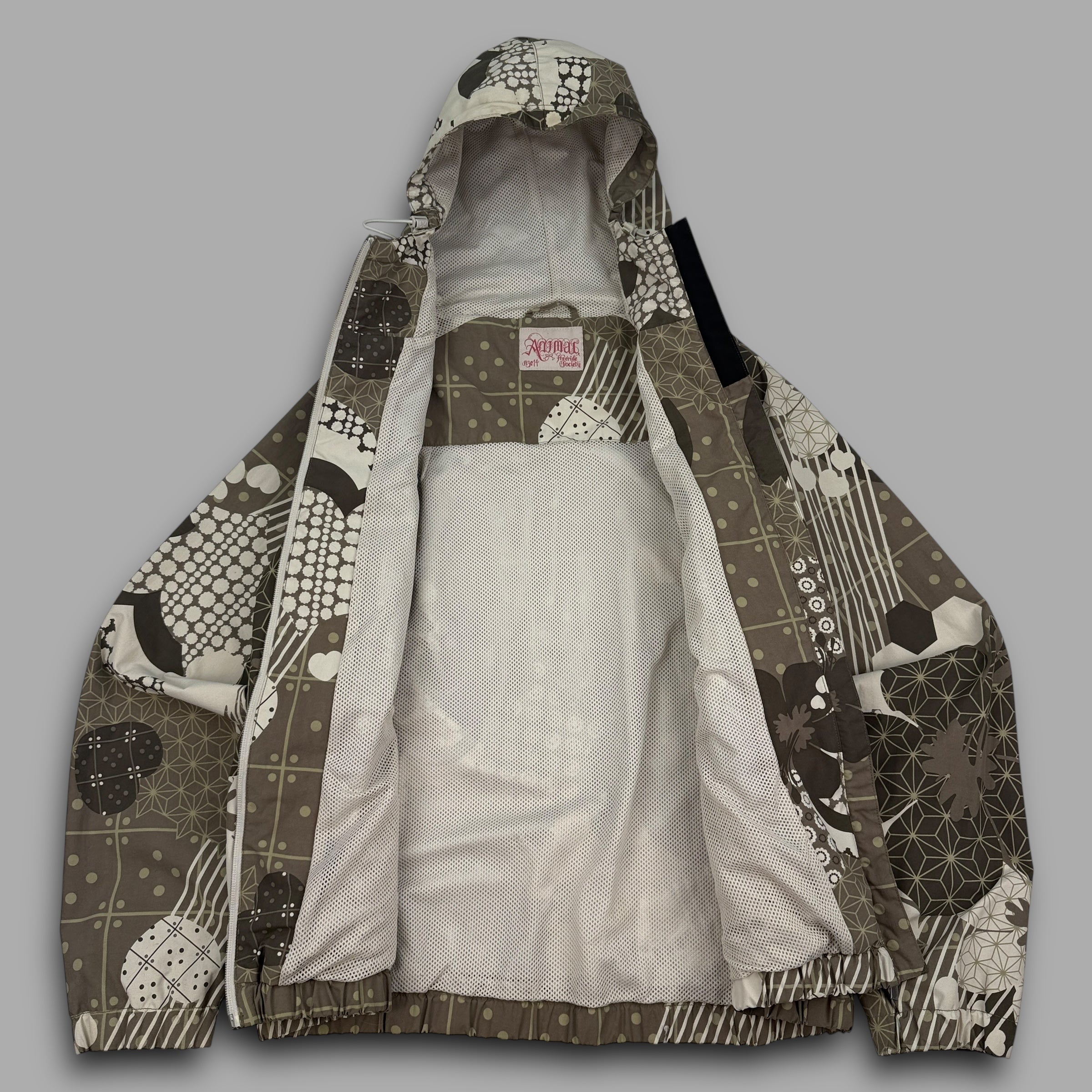 Animal 2000's technical zip-up monogram softshell (L) wms