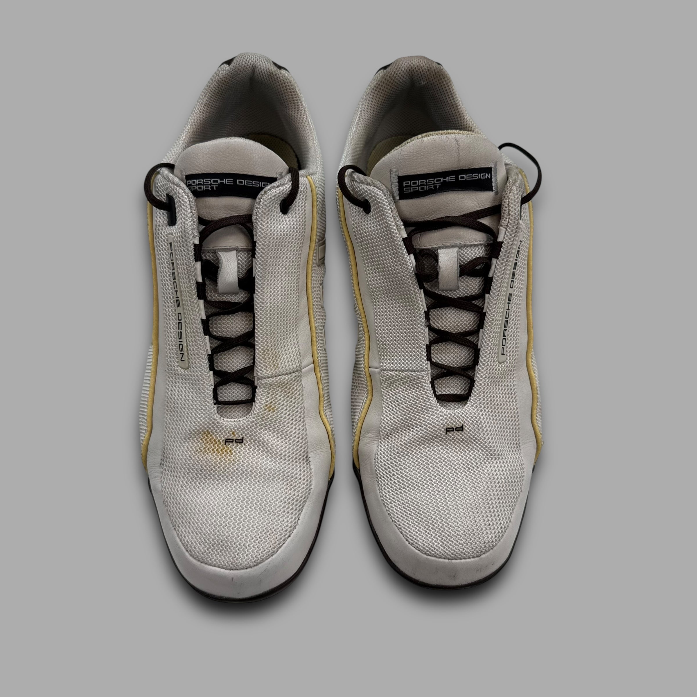 Adidas Porsche design 2000's lace up panelled mesh sneaker (UK9)