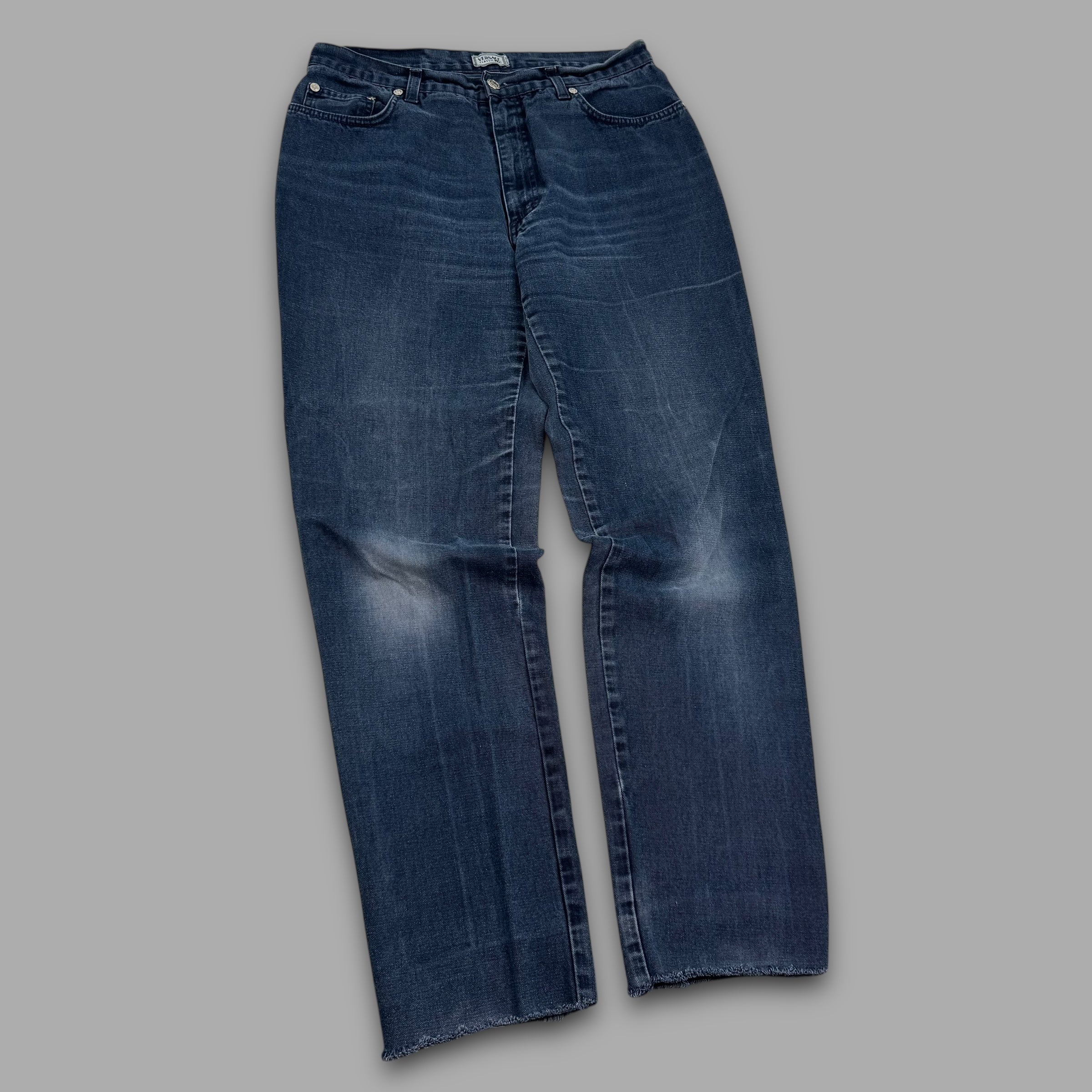 Versace classic tapered straight leg denim jeans (S-M)