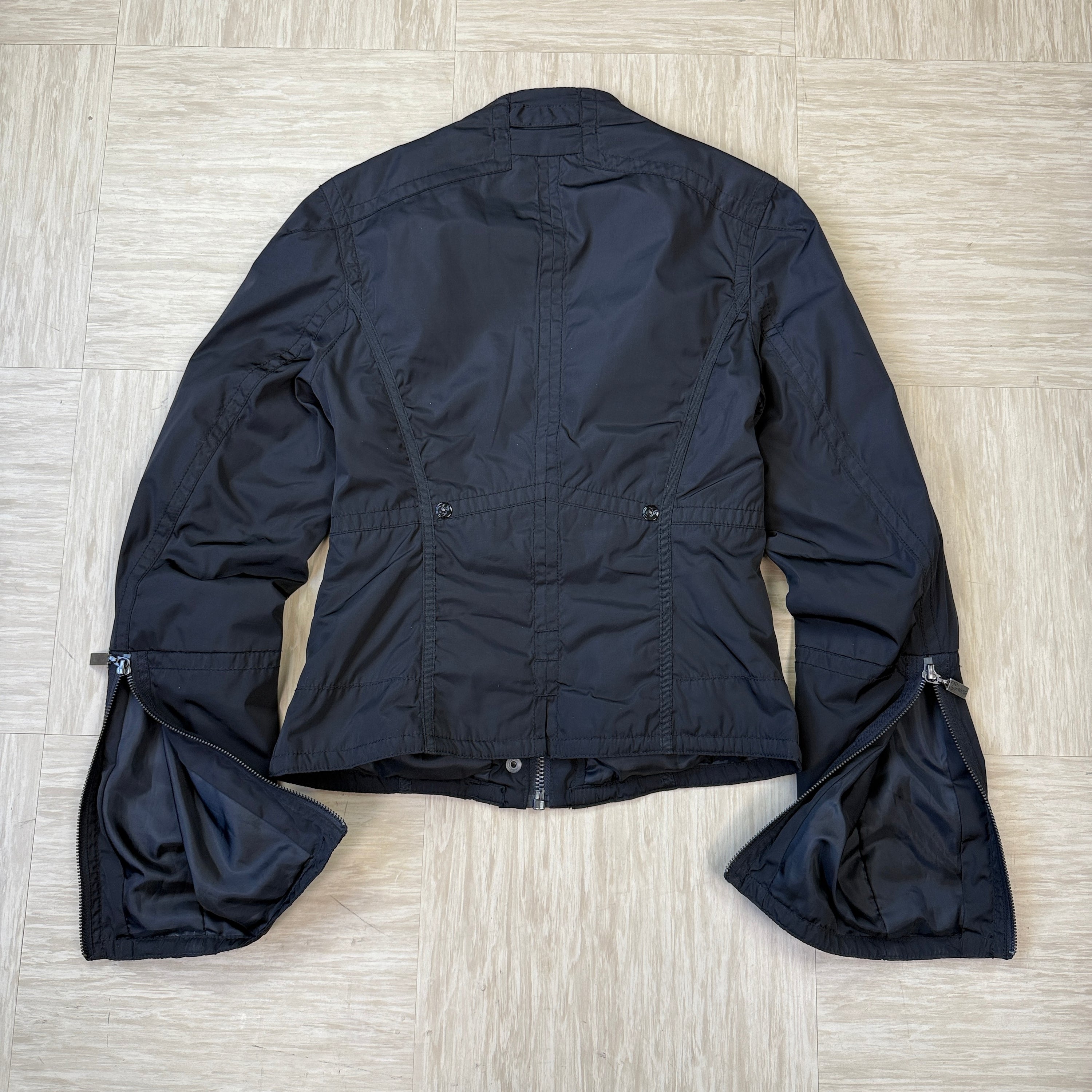 Firetrap 2000's technical high neck fitted cropped jacket (S) wms