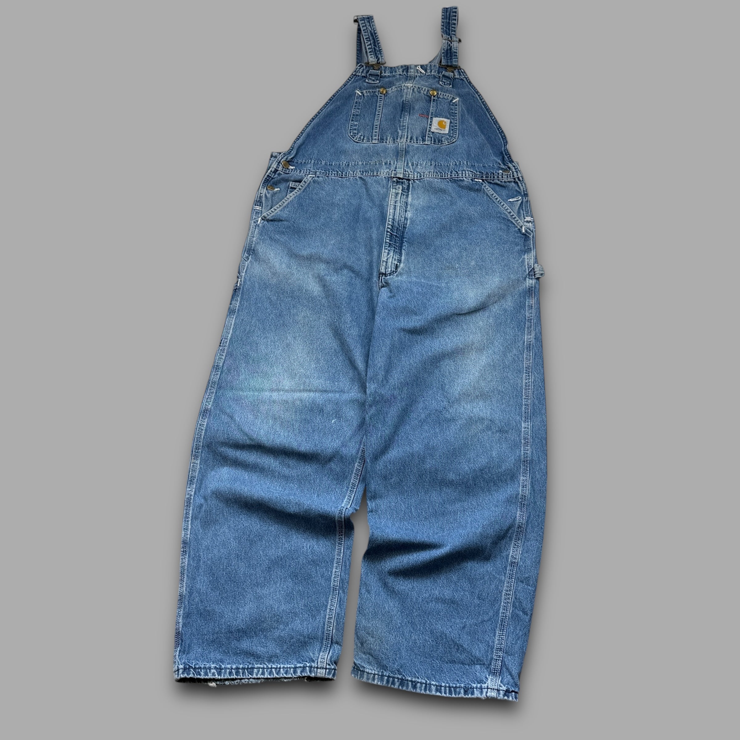 Carhartt 2000's pullover baggy denim dungarees (M)