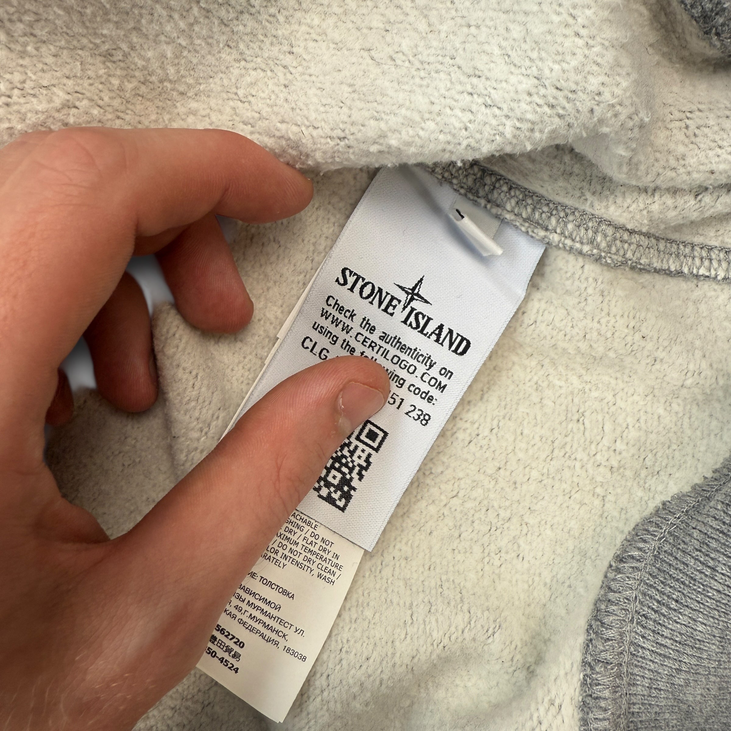 Stone island pullover sweatshirt (XXL)