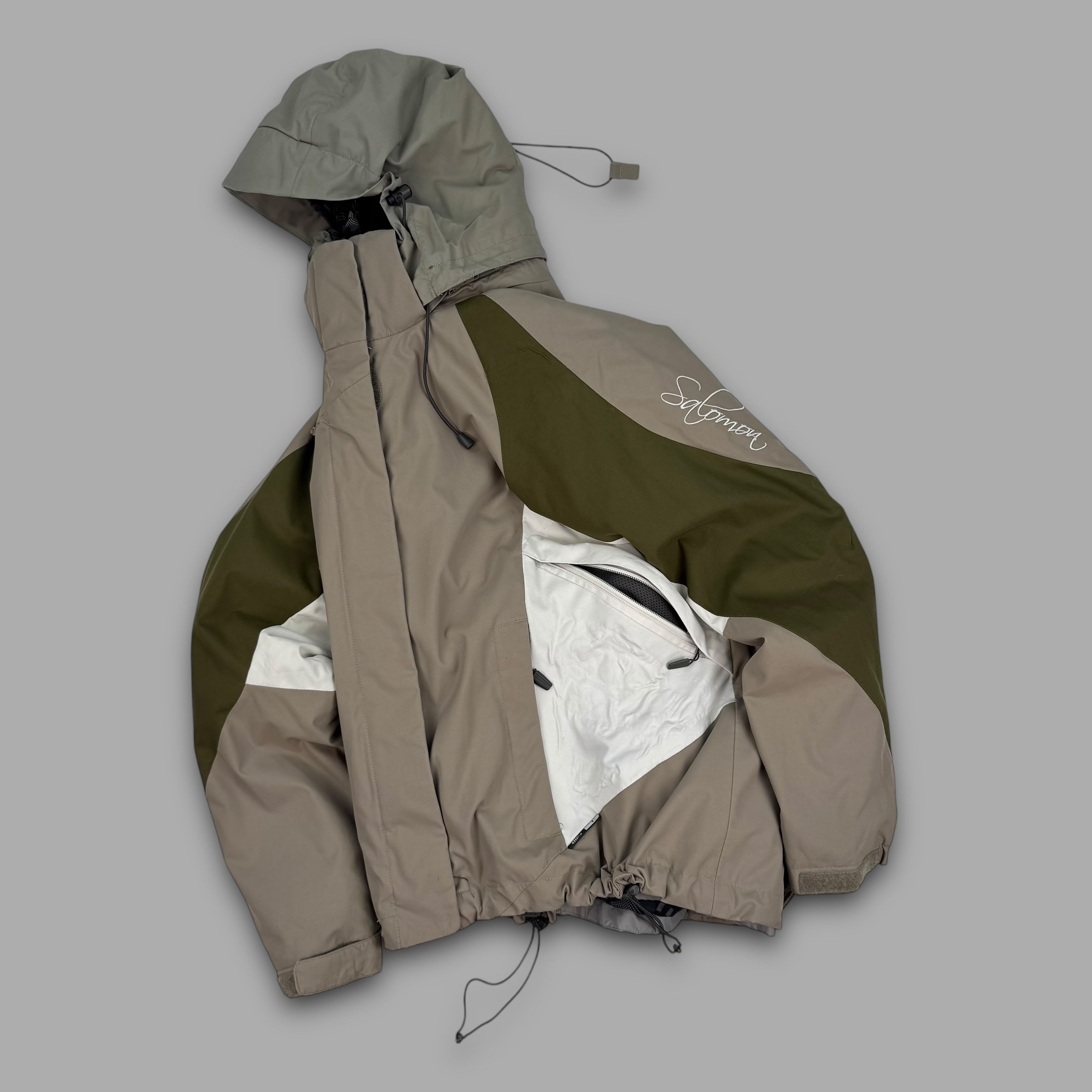 Salomon 2006 technical panelled clima pro softshell ski jacket (M) wms