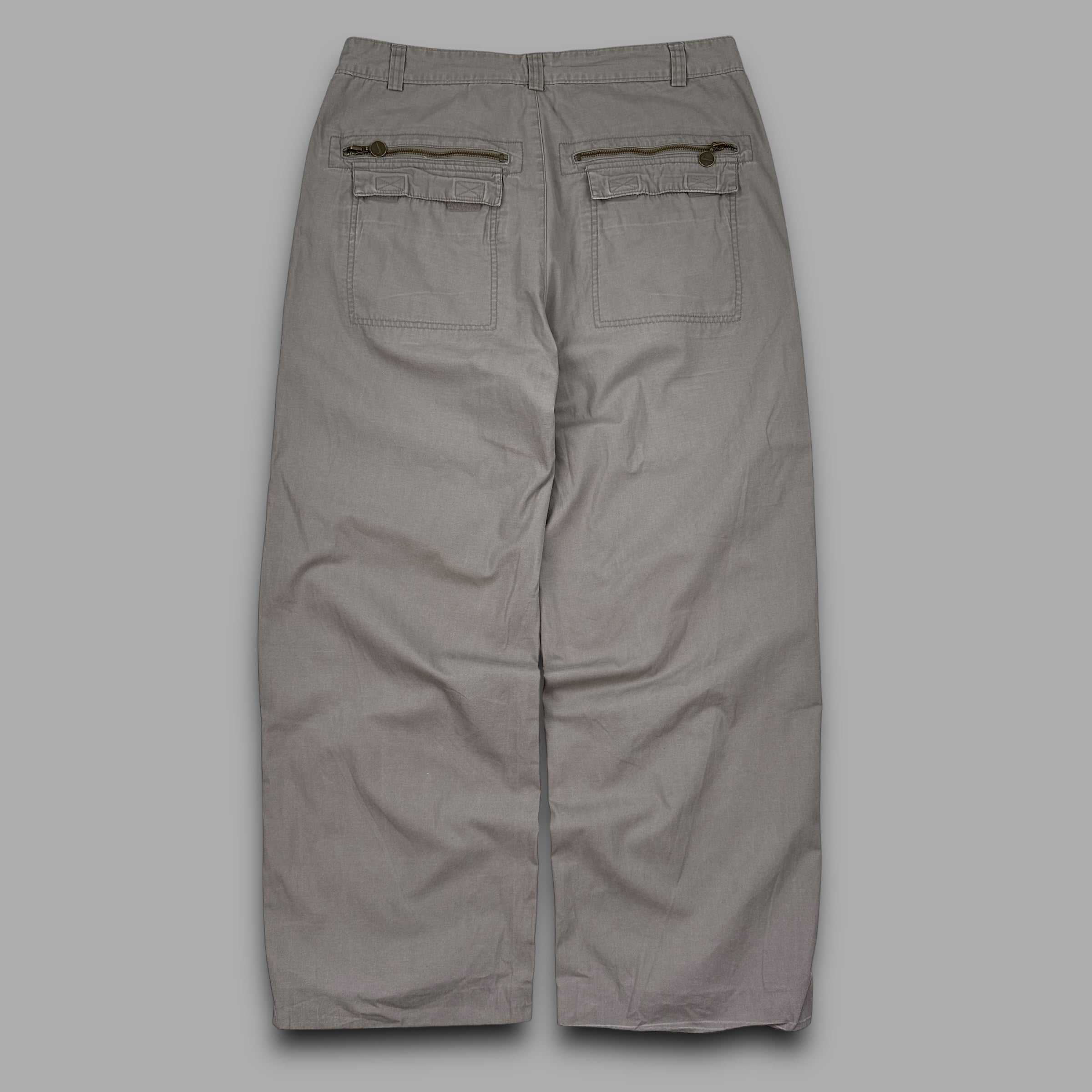 Nike 2000's techncial baggy wide leg flight bottoms (L)