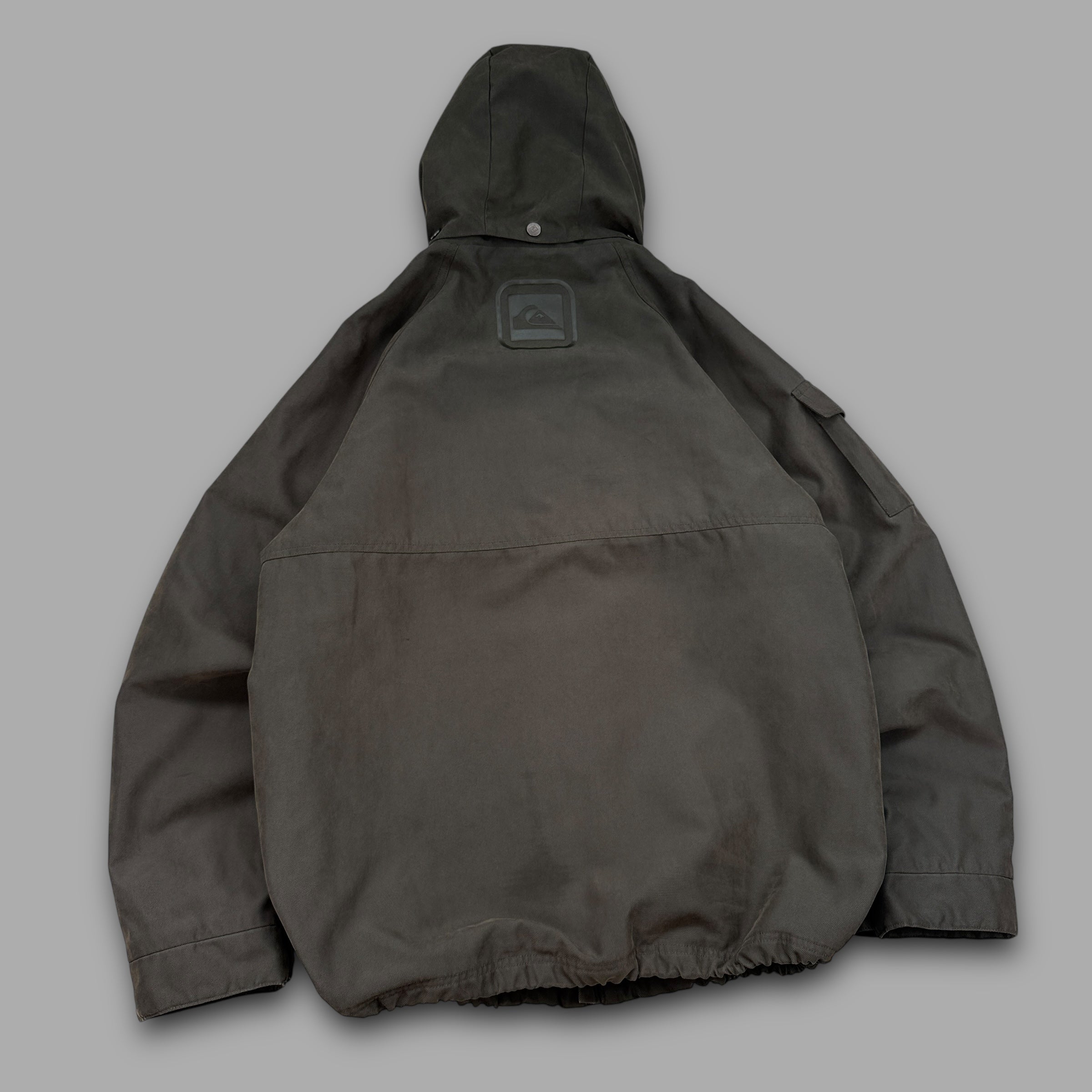 Quiksilver 2000's technical multi-pocket parka jacket (L)