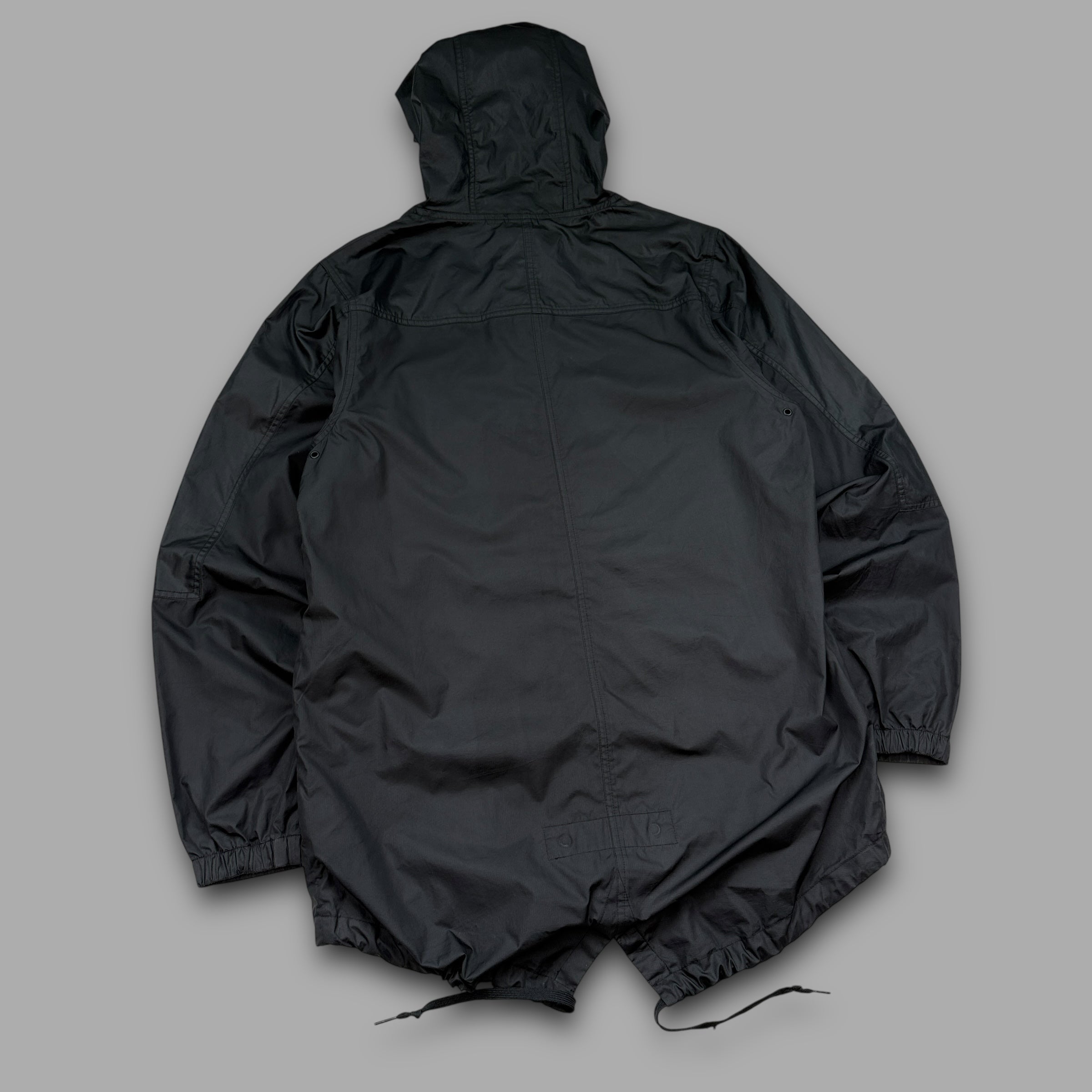 Nike 2000's technical nylon multi-pocket parka jacket (M)