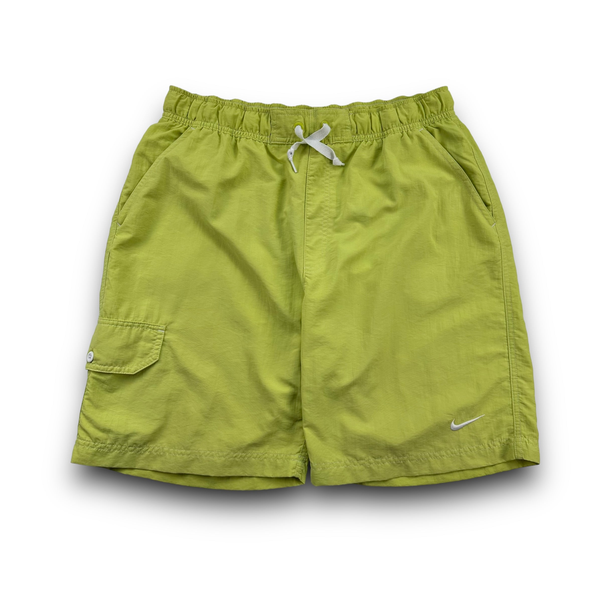 Nike 2000's athletic dept. baggy neon shorts (L)