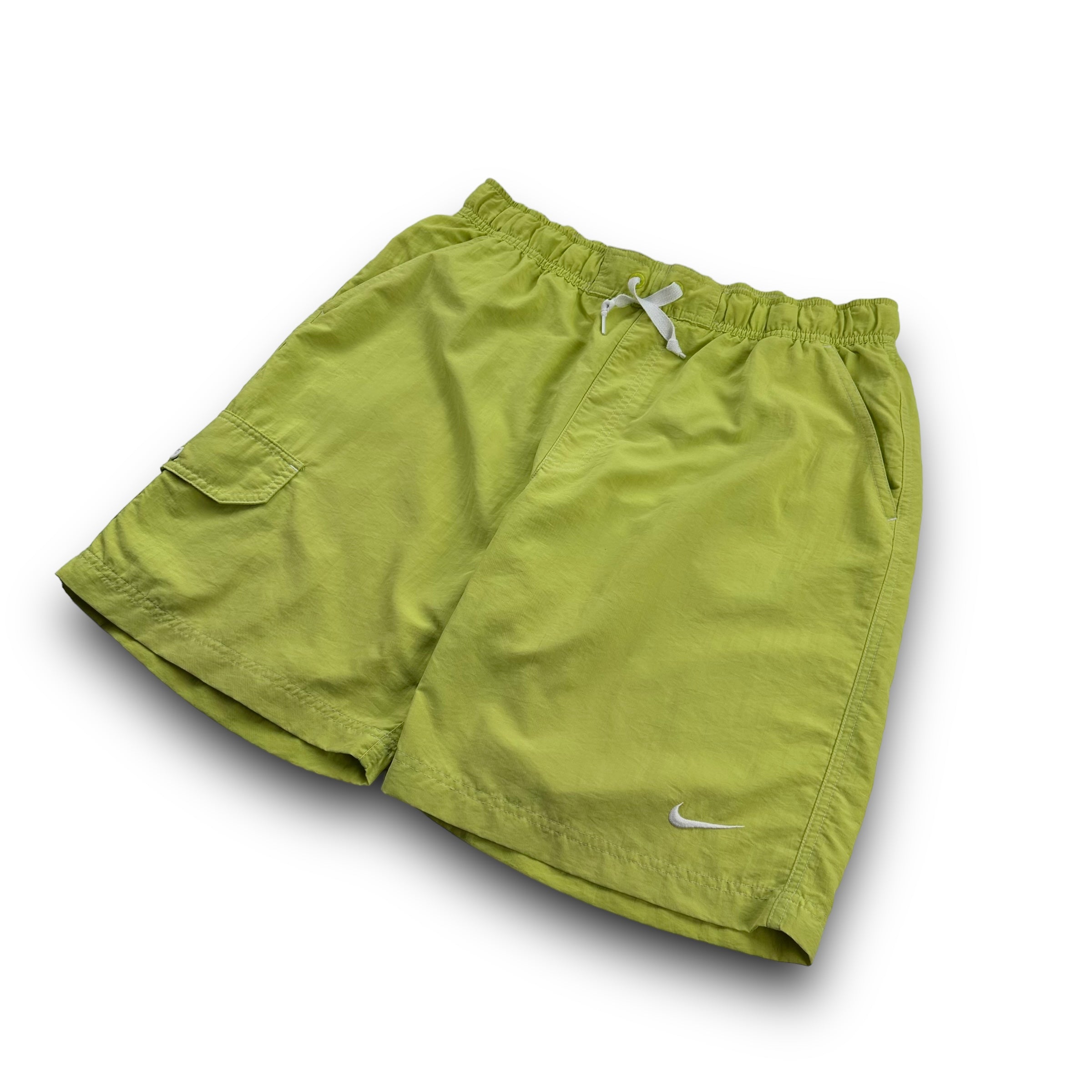 Nike 2000's athletic dept. baggy neon shorts (L)