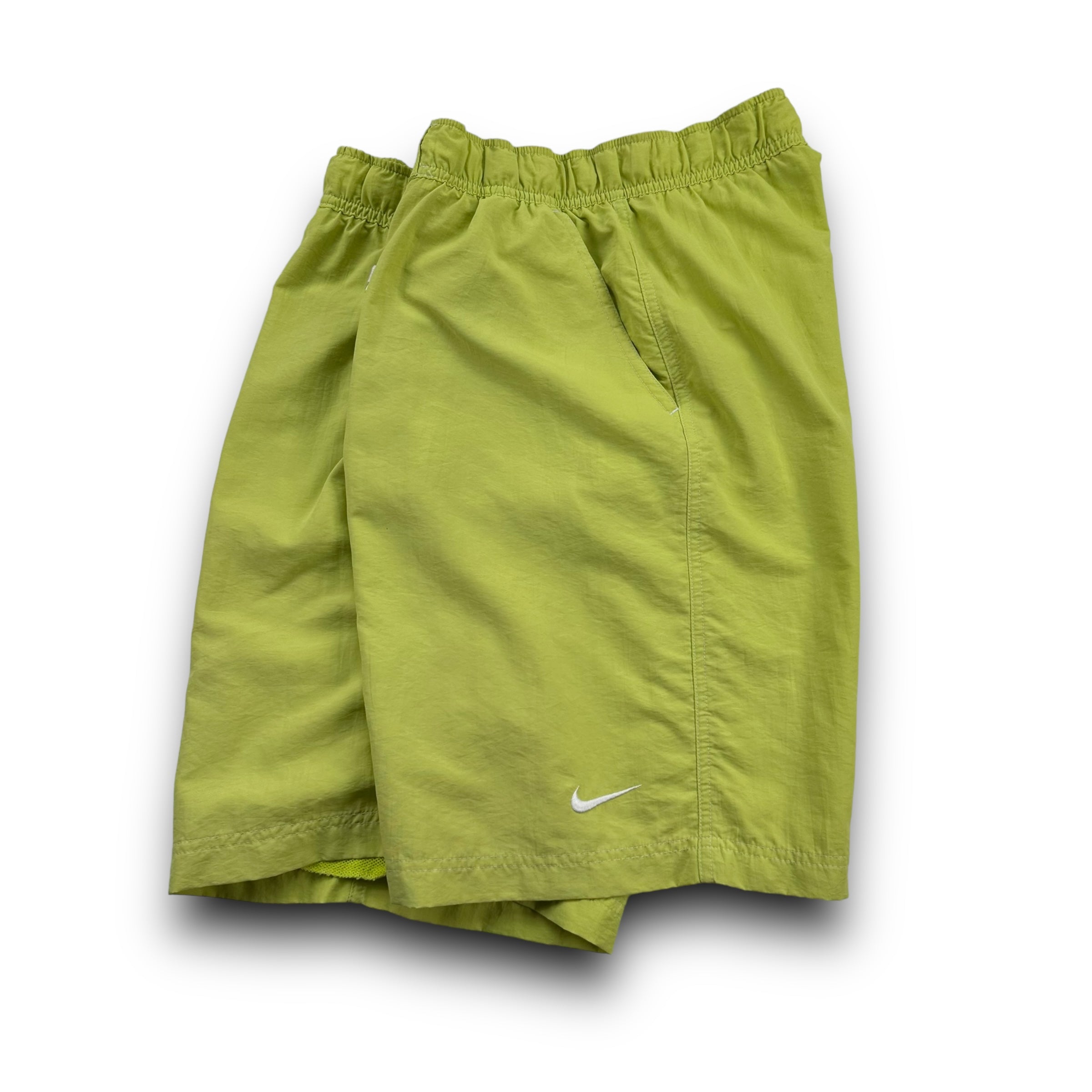 Nike 2000's athletic dept. baggy neon shorts (L)