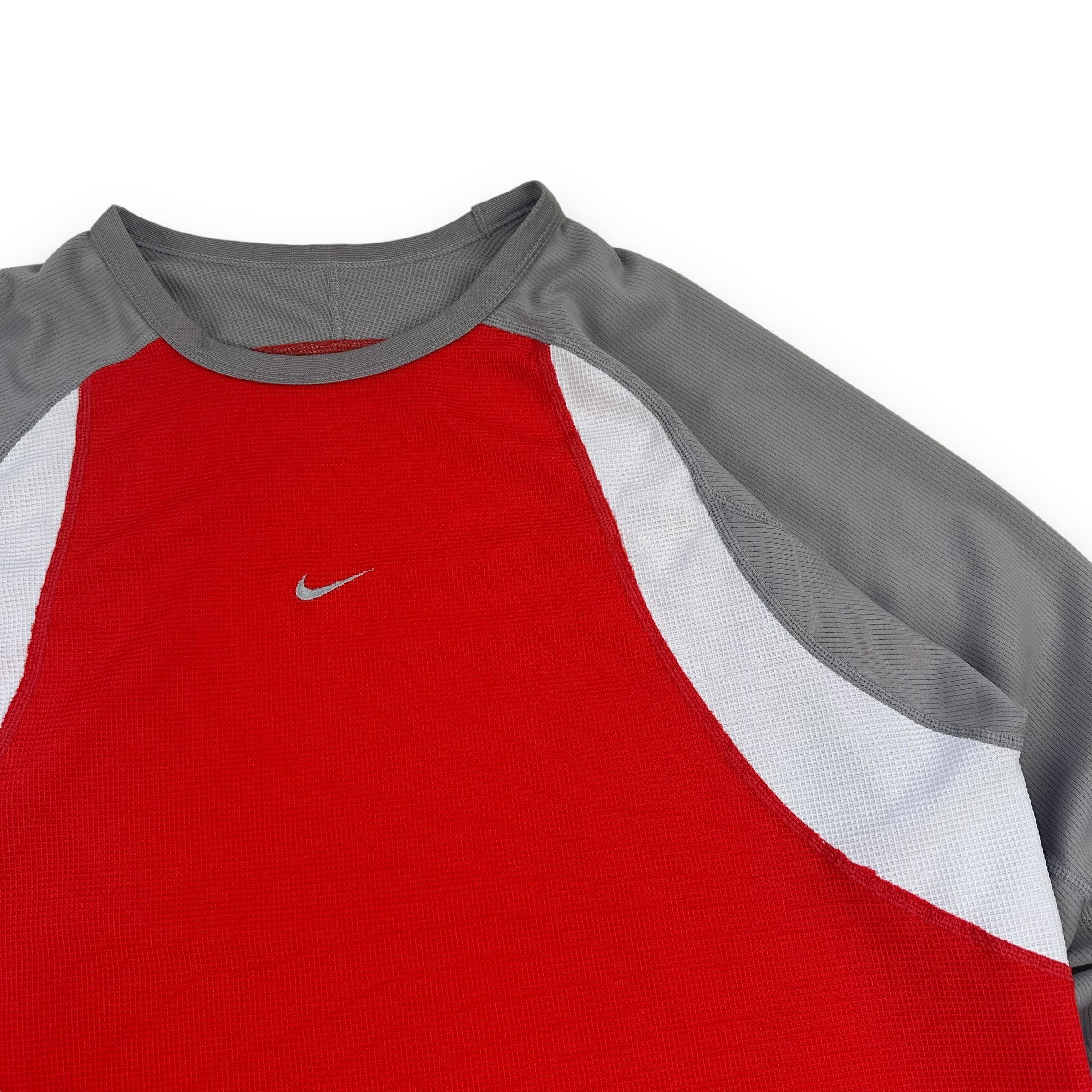 Nike dri-fit 2000's technical long sleeve with centre swoosh (L)