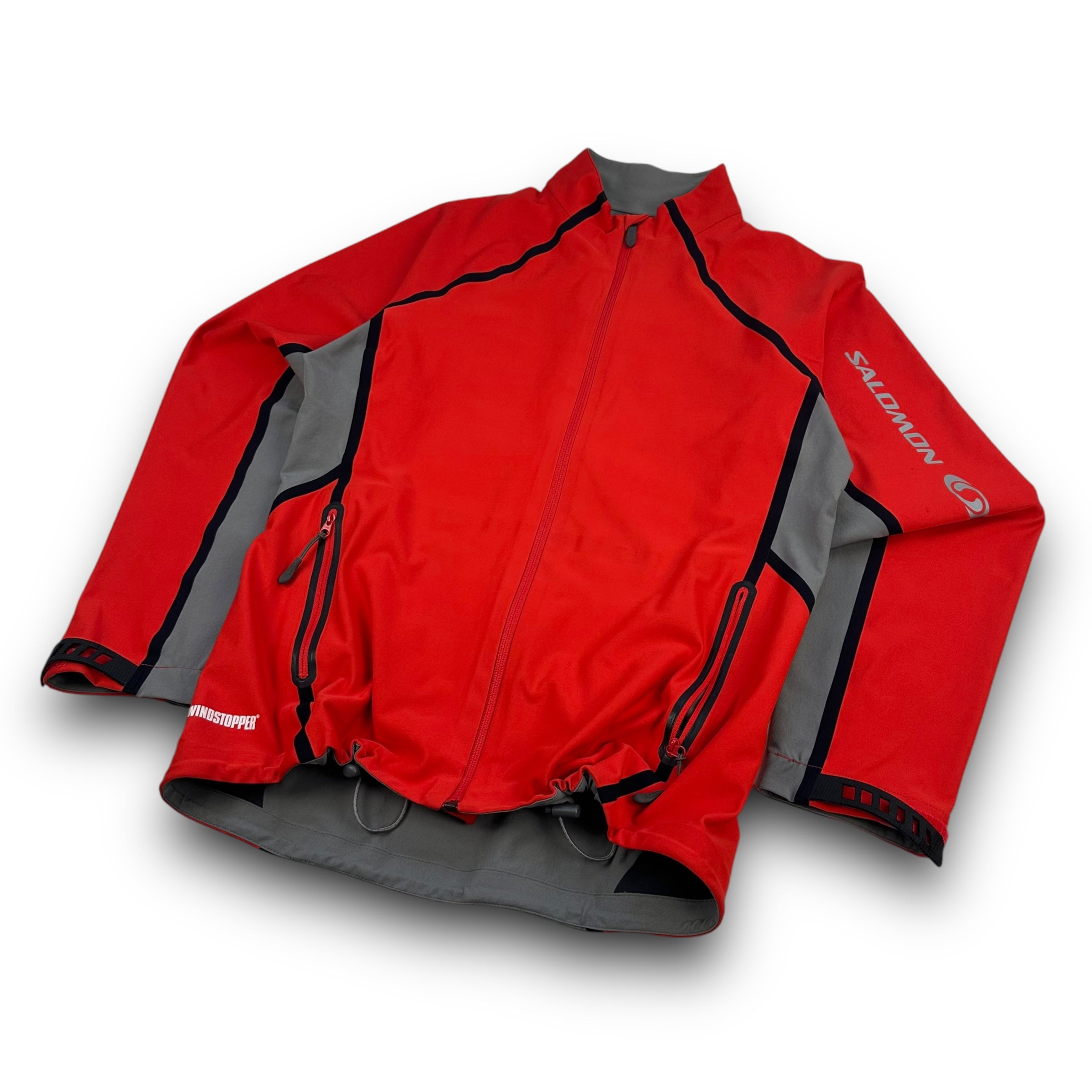 Salomon 2007 technical taped seams windstopper track jacket (S)