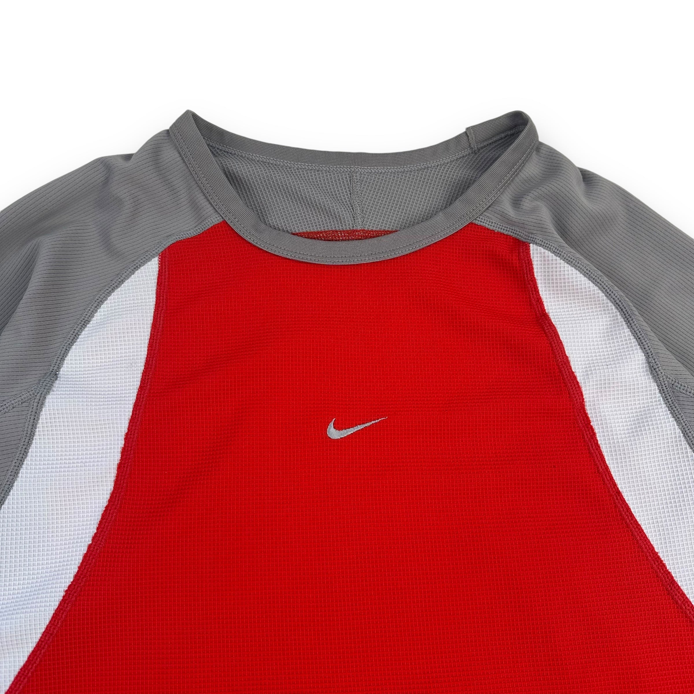 Nike dri-fit 2000's technical long sleeve with centre swoosh (L)