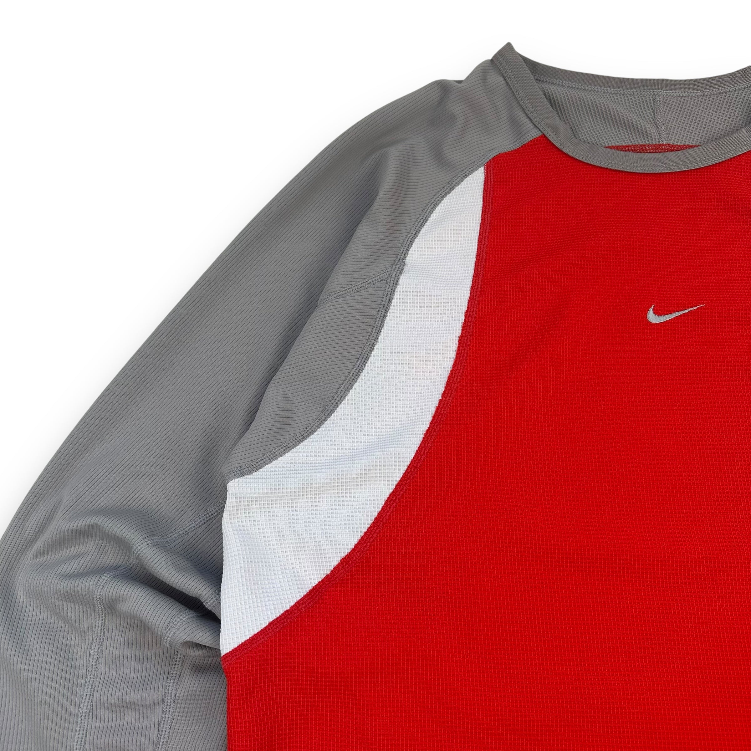 Nike dri-fit 2000's technical long sleeve with centre swoosh (L)